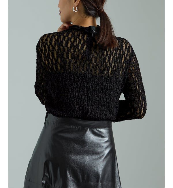 VERMEIL par iena「stretch lace プルオーバー」|シャツ・ブラウス|