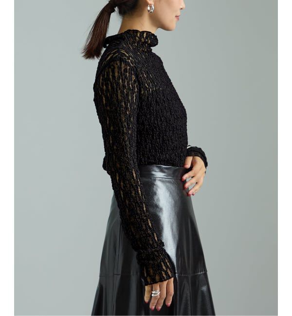 VERMEIL par iena「stretch lace プルオーバー」|シャツ・ブラウス|