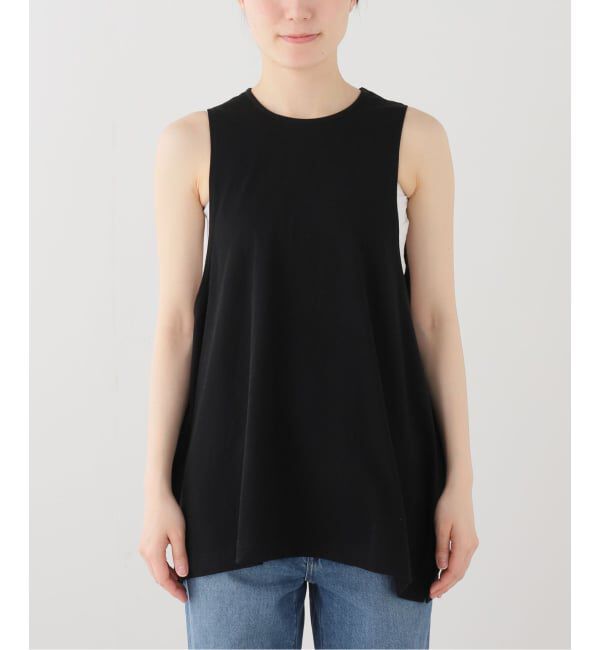 VERMEIL par iena「TanC TOKYO タンクトウキョウ SIDE OPEN タンクトップ TC26A-039」|Tシャツ・カットソー|ブラック