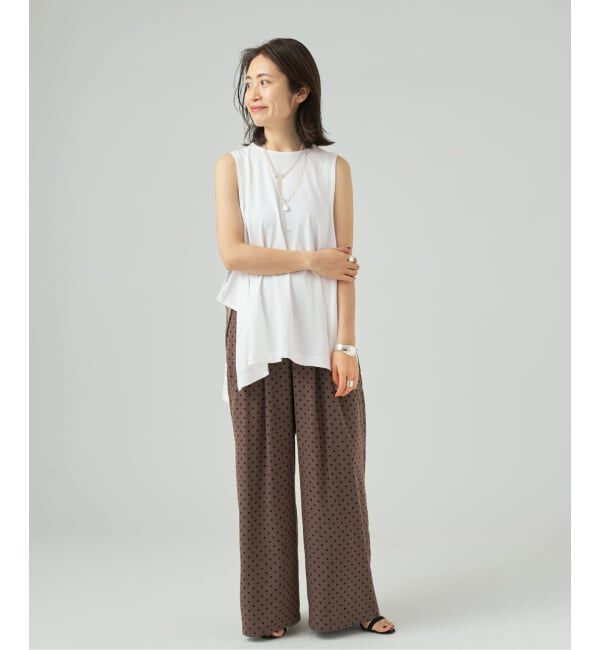 VERMEIL par iena「TanC TOKYO タンクトウキョウ SIDE OPEN タンクトップ TC26A-039」|Tシャツ・カットソー|