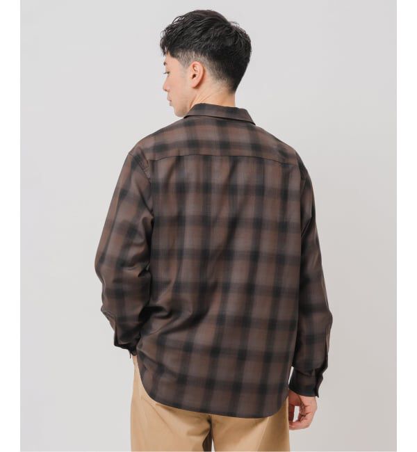 EDIFICE「SUPER 120&rsquo;s ウール チェック レギュラー シャツ」|シャツ・ブラウス|