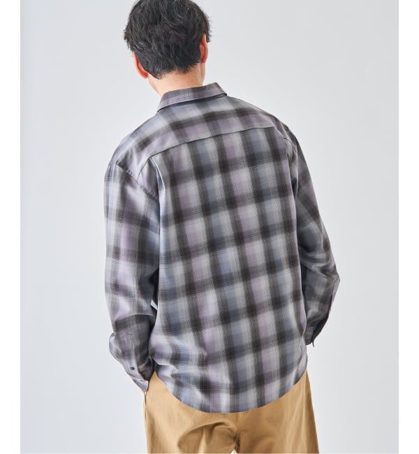 EDIFICE「SUPER 120&rsquo;s ウール チェック レギュラー シャツ」|シャツ・ブラウス|