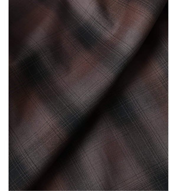 EDIFICE「SUPER 120&rsquo;s ウール チェック レギュラー シャツ」|シャツ・ブラウス|