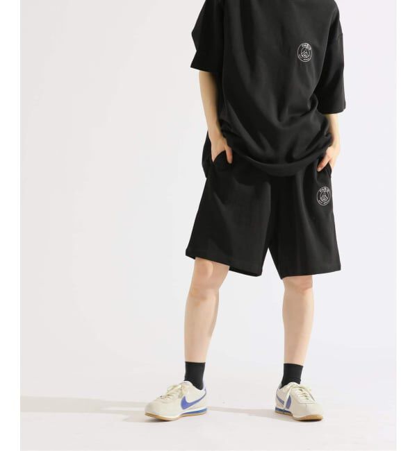 Paris Saint-Germain「【Paris Saint-Germain / パリ・サン＝ジェルマン】 JP METALIC LOGO SHORTS」|その他|ブラック