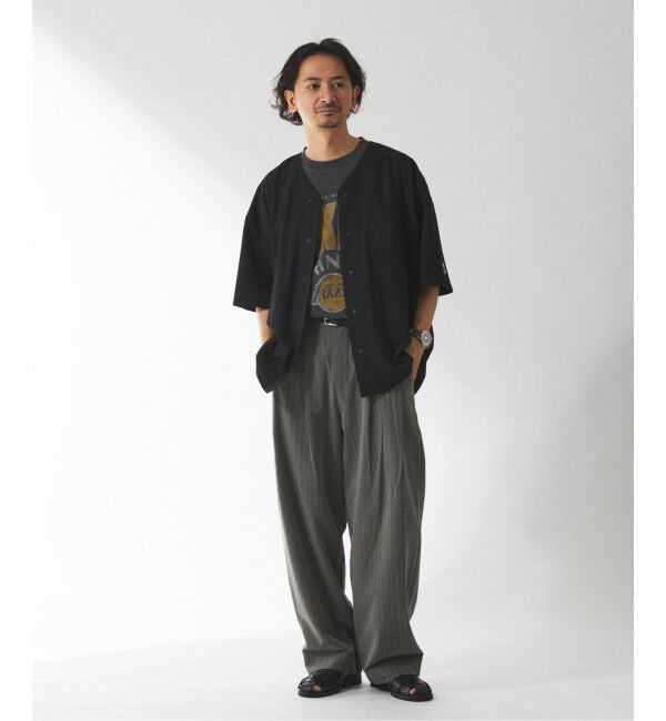 JOURNAL STANDARD relume「吸水速乾 RUSSELL ATHLETIC 別注 Dri-Power(R) ベースボールシャツ」|シャツ・ブラウス|