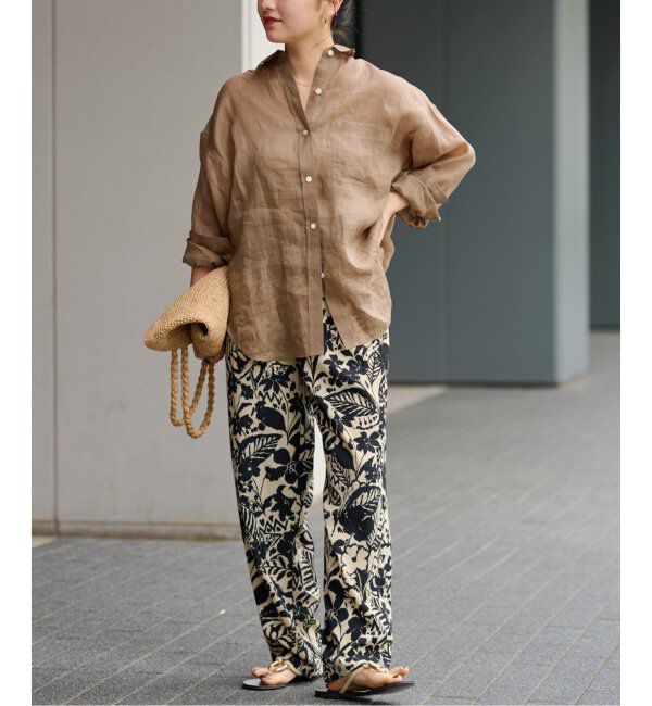 JOURNAL STANDARD relume「《追加2》手洗い可 / ラミーオーバーサイズシャツ」|シャツ・ブラウス|