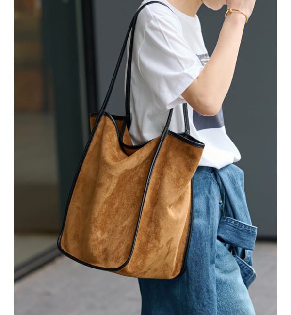 JOURNAL STANDARD relume「《追加》【IOMMI/イオミ】 syntetic suede big tote：バッグ」|トートバッグ|