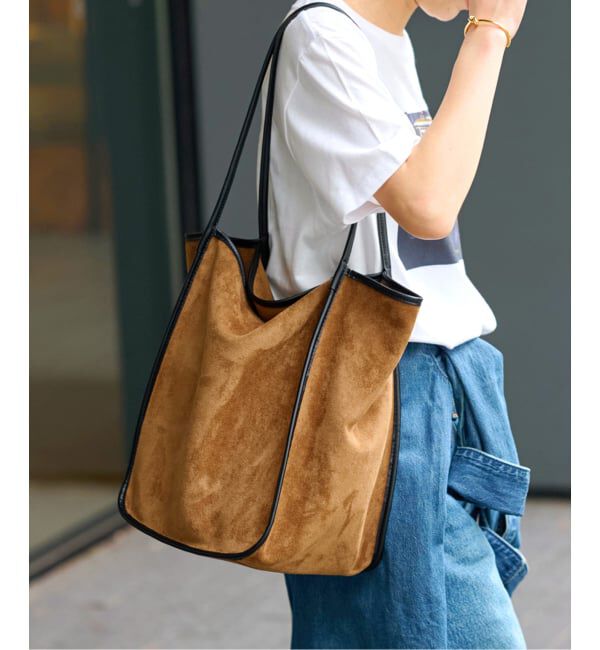 JOURNAL STANDARD relume「《追加》【IOMMI/イオミ】 syntetic suede big tote：バッグ」|トートバッグ|