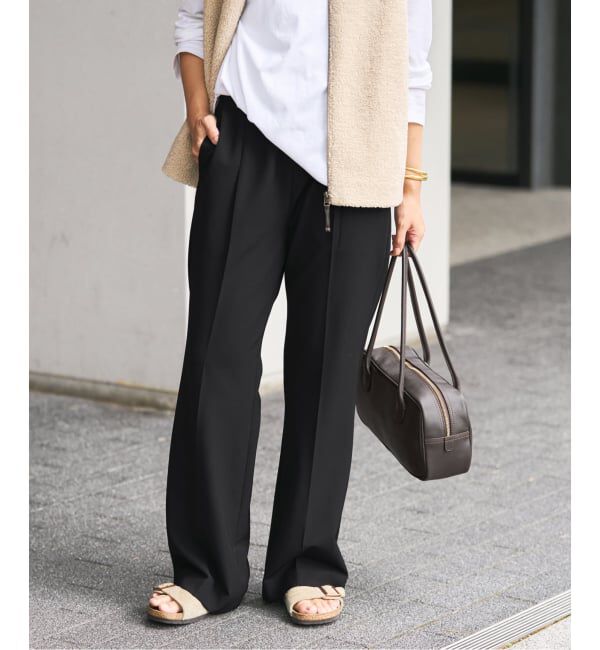 FRAMeWORK「≪追加・洗濯機洗い可能≫ウォッシャブルイージースラックス 3」|スラックス|