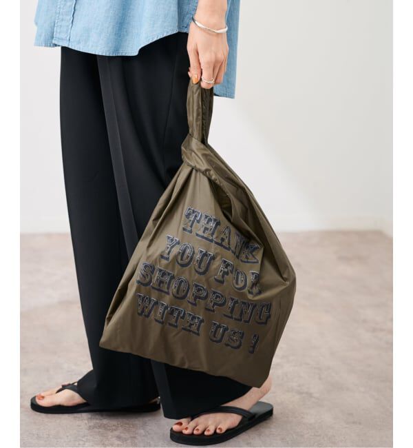 FRAMeWORK「JULY NINE/ジュライ ナイン SHOPPING BAG PRINT」|トートバッグ|