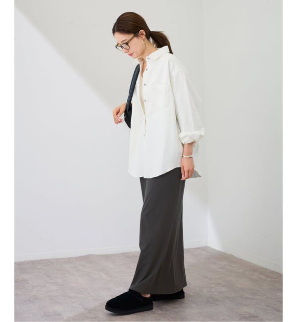 FRAMeWORK「≪追加≫カットナロースカート」|スカート|