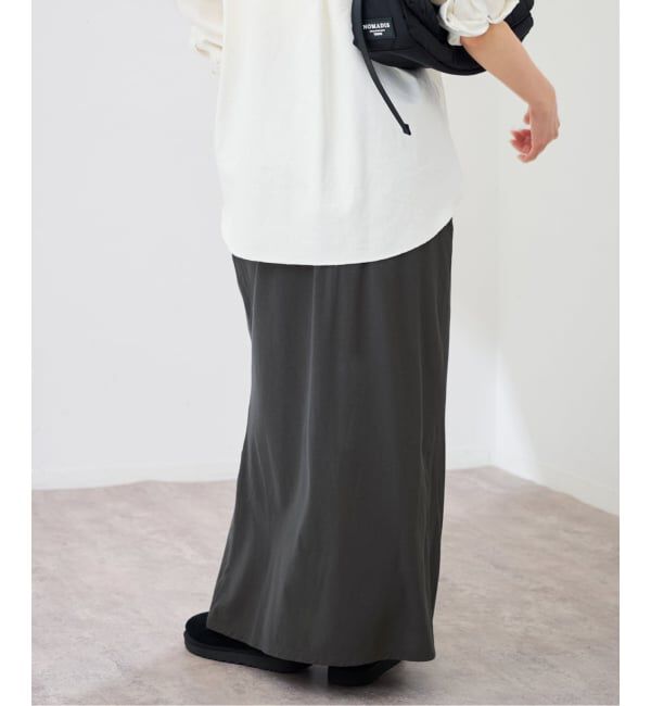 FRAMeWORK「≪追加≫カットナロースカート」|スカート|