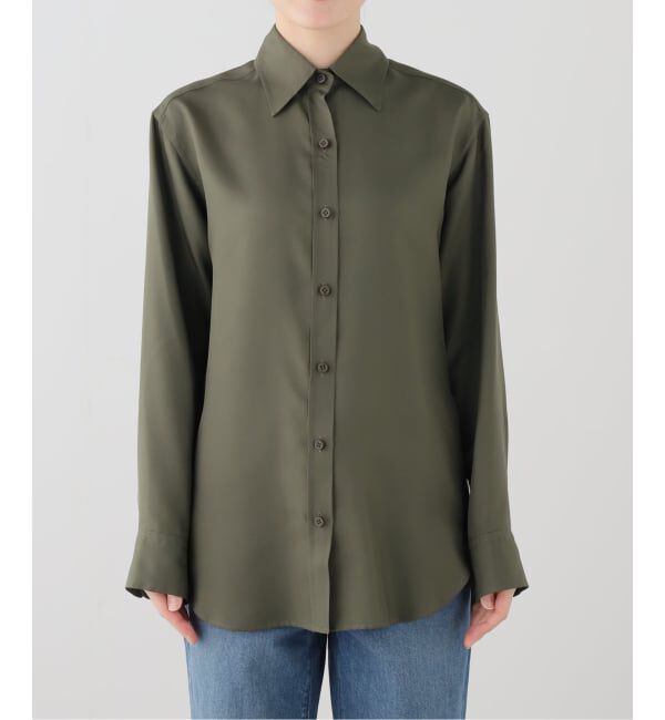 FRAMeWORK「Raspail/ラスパイユ シルクシャツ」|シャツ・ブラウス|