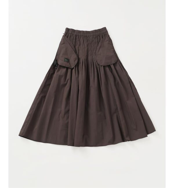 Spick and Span「《手洗い可 / 予約》CO/PAシアータイプライターギャザースカート」|スカート|