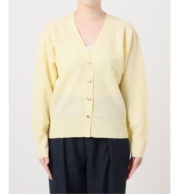  「【洗える】接結シアーVカーディガン」|カーディガン|