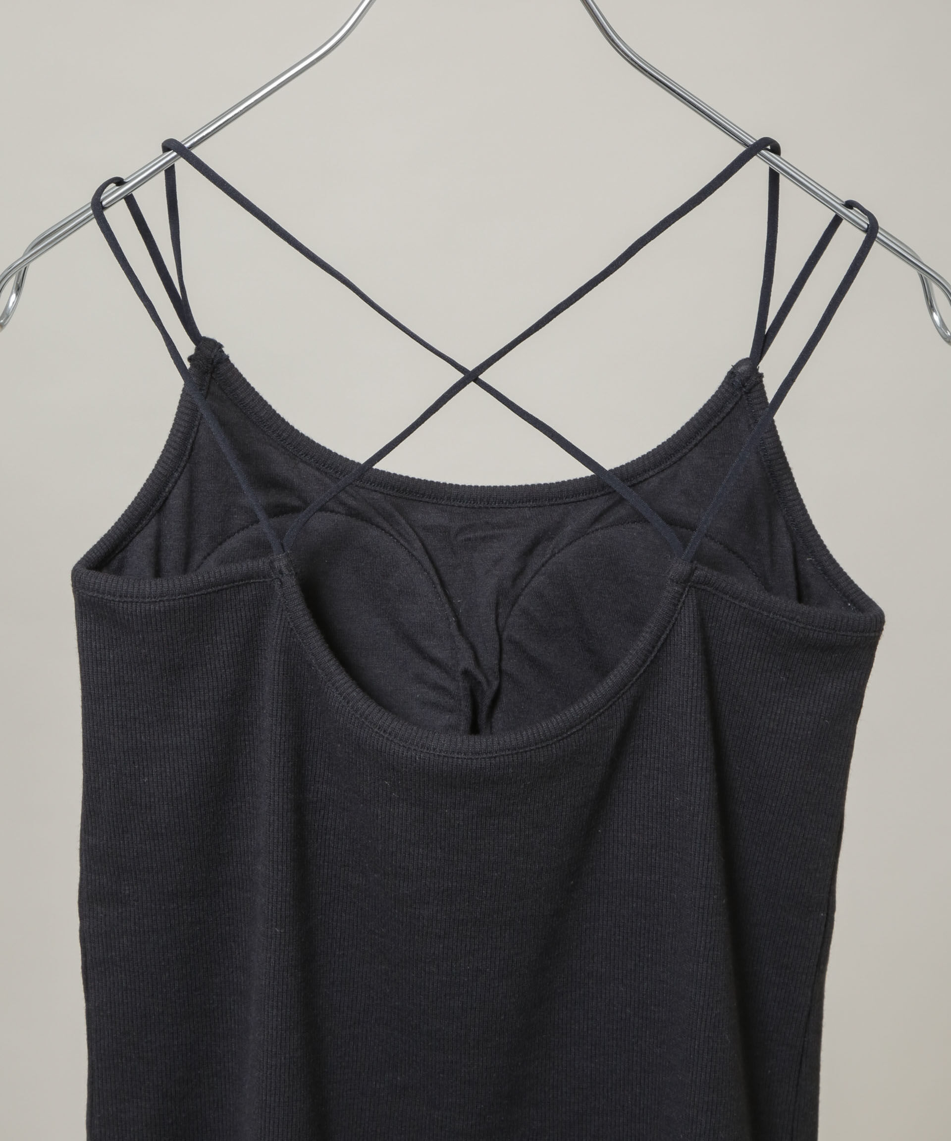 nano･universe「カップ付きバッククロスキャミソール」|Tシャツ・カットソー|