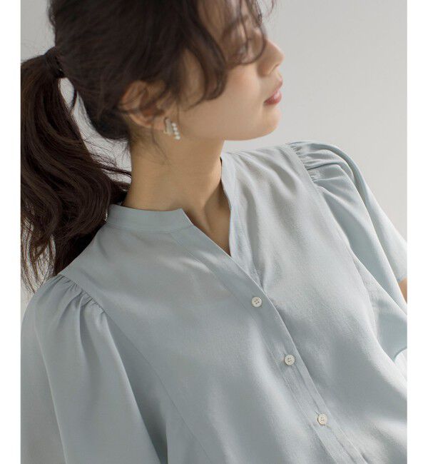 組曲「【WEB限定】ヴィンテージジョーゼットスキッパー ブラウス」|シャツ・ブラウス|