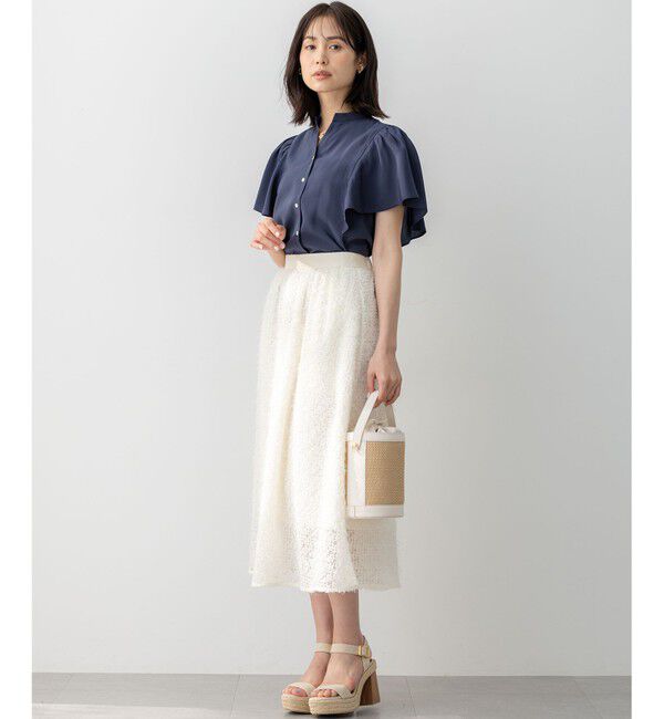 組曲「【WEB限定】ヴィンテージジョーゼットスキッパー ブラウス」|シャツ・ブラウス|