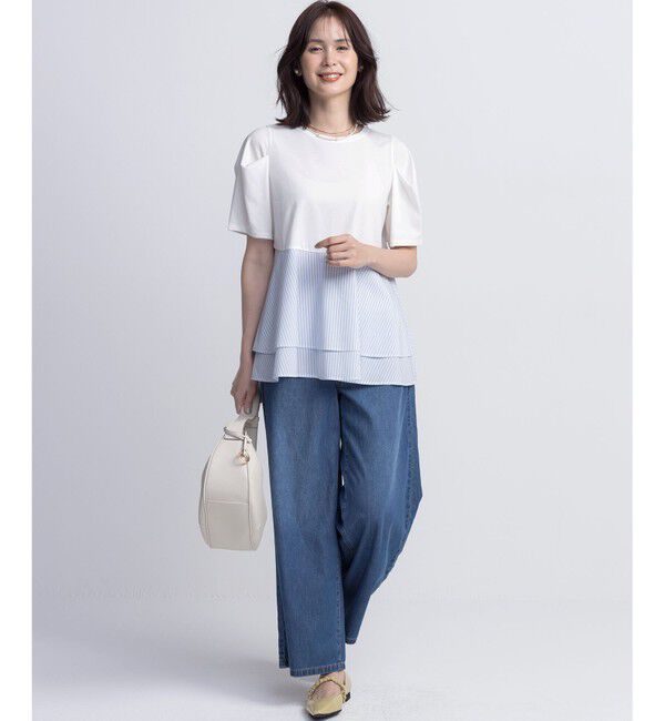 組曲「シャツコンビティアード カットソー」|Tシャツ・カットソー|