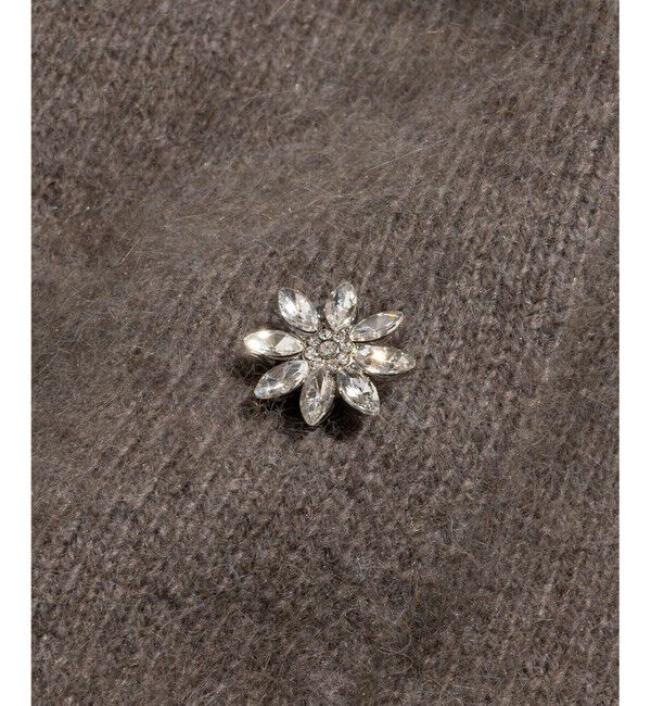 組曲「【加藤ローサさん着用】フラッフィーファーニット ジャケット」|カーディガン|