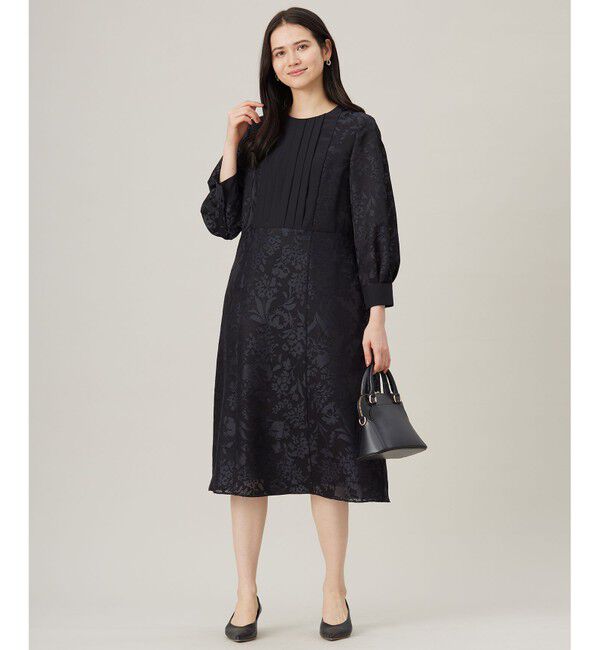 自由区「【洗える】オパールプリント ワンピース」|ワンピース|