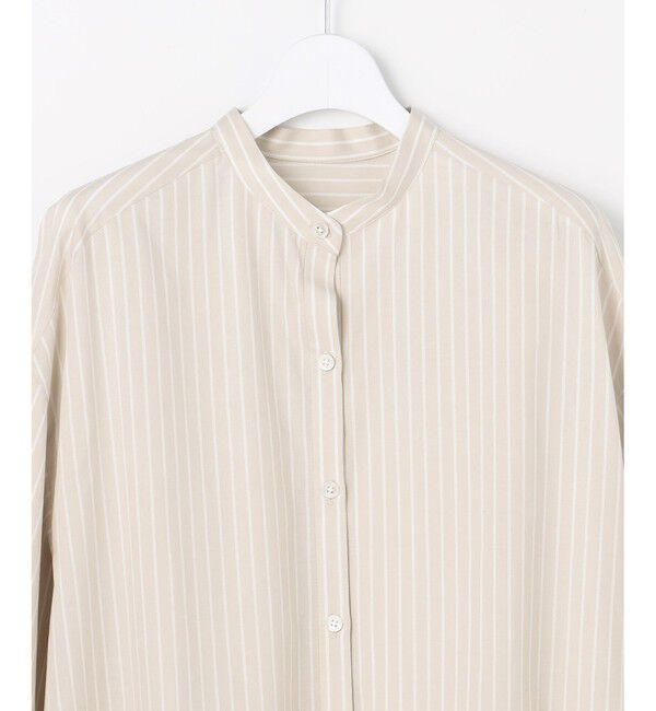 自由区「エンブロイダリーブロードバンドカラー ブラウス」|シャツ・ブラウス|