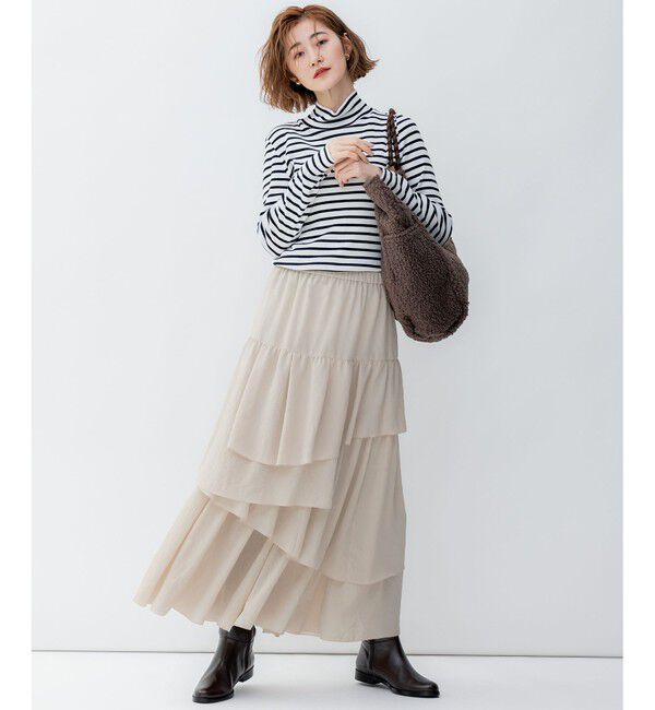 23区「オーガニックコットンリブ カットソー」|Tシャツ・カットソー|