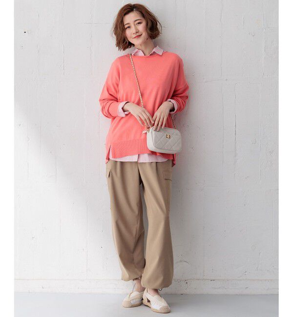 23区「【Oggi4月号掲載/洗える】シルキーストレッチ パラシュートパンツ」|その他|