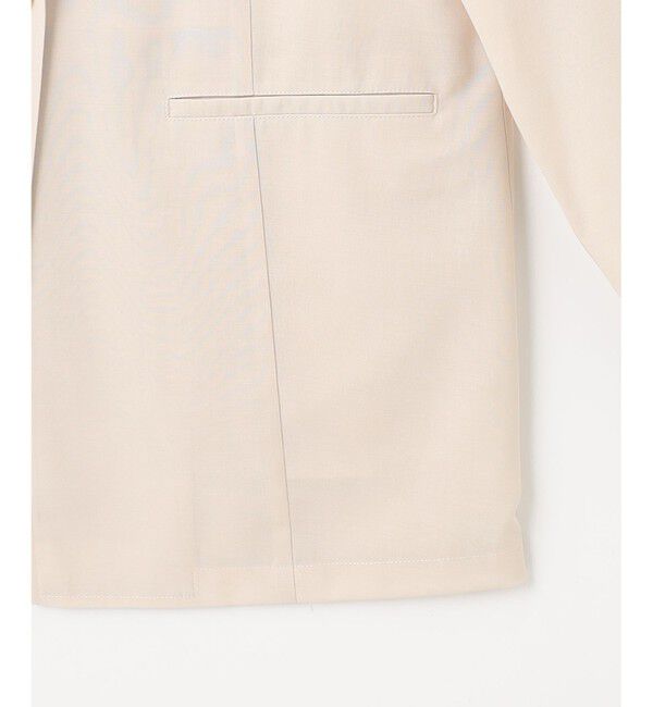 23区「【洗える】シアーマットクロス ジャケット」|テーラードジャケット|