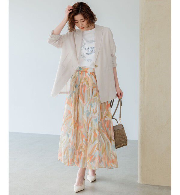 23区「【洗える】シアーマットクロス ジャケット」|テーラードジャケット|