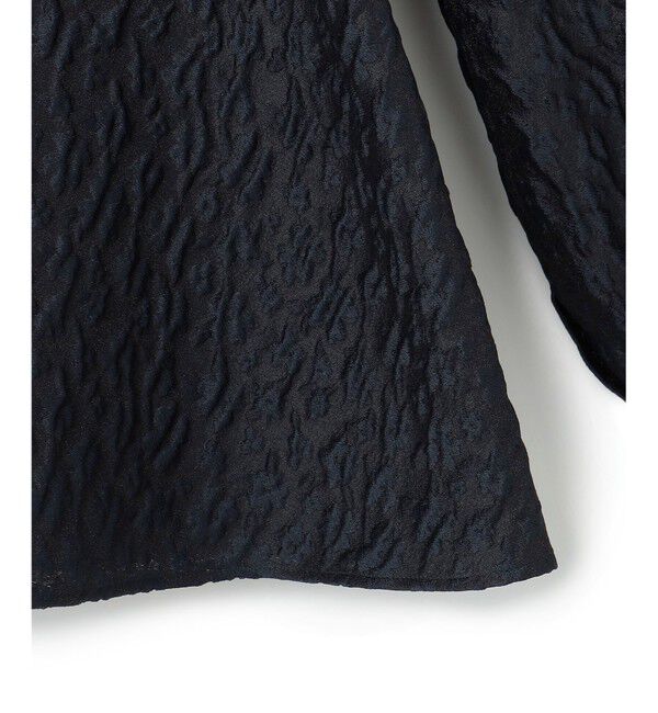 23区「【洗える】エクラジャカード ペプラム ブラウス」|シャツ・ブラウス|