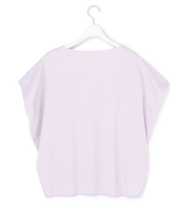 23区「【汗じみ防止/洗える】スムースデザイン フレンチスリーブ Tシャツ」|Tシャツ・カットソー|