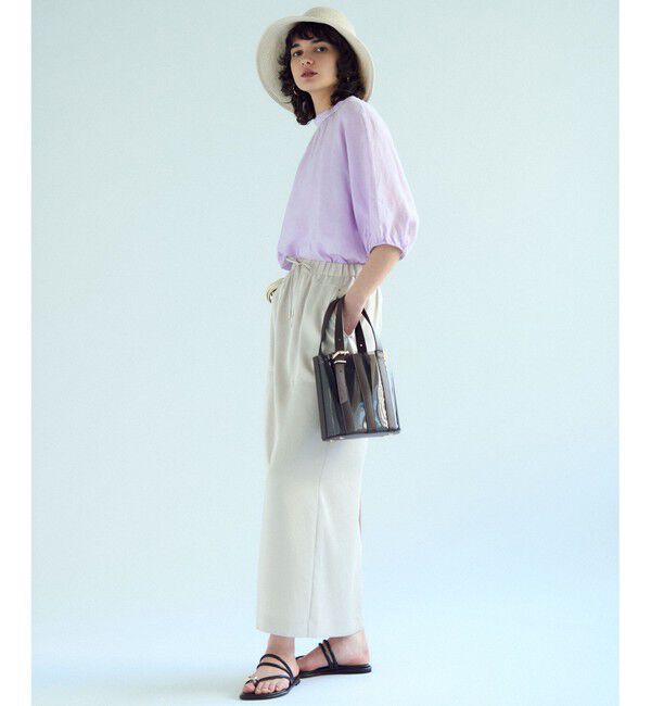 23区「【撥水加工/洗える】スムースサテン Iライン スカート」|スカート|