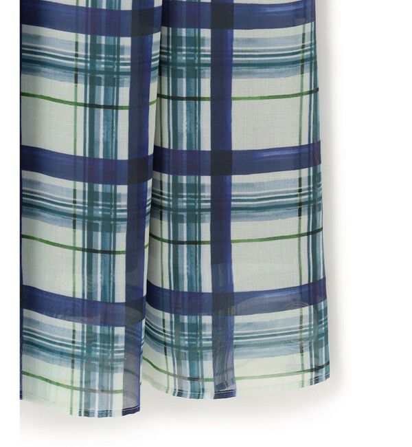 23区「【WEB&一部店舗限定/洗える】手書き風チェックプリント ギャザー スカート」|スカート|