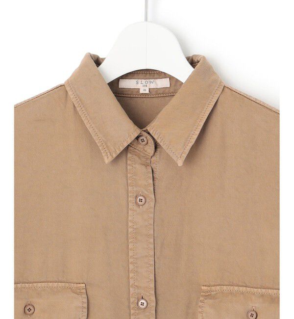 23区「【SLOW/一部店舗限定】ガーメントツイル 2WAY シャツ」|シャツ・ブラウス|