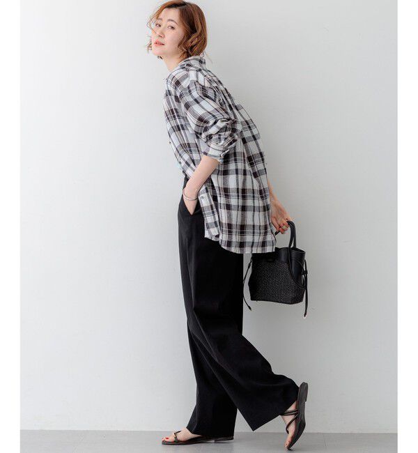 23区「【見上愛さん着用】ペーパーライクコンビ ショルダーバッグ (S)」|ショルダー・メッセンジャー|