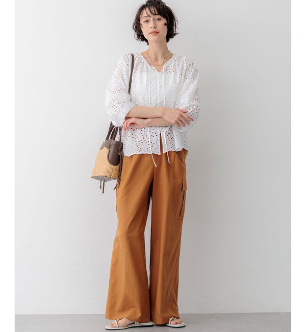 23区「【見上愛さん着用】ペーパーライクコンビ ショルダーバッグ (S)」|ショルダー・メッセンジャー|