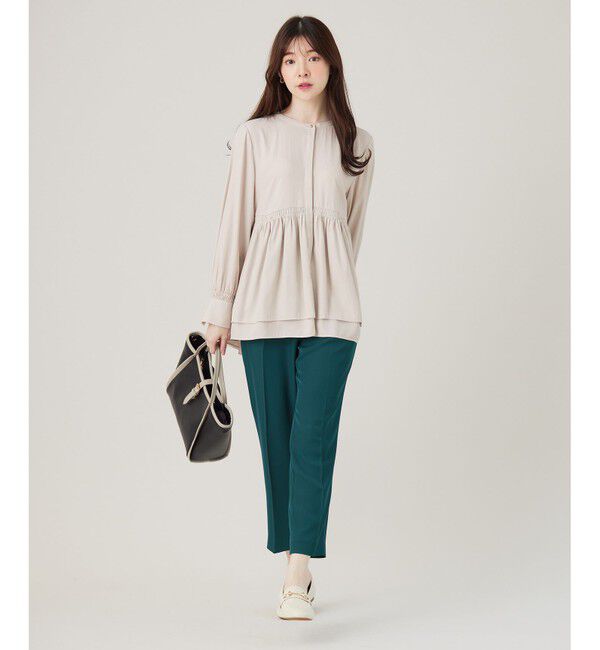 ANY SIS「【接触冷感・UVカット・速乾】コンフォートビューティサテン パンツ」|その他|