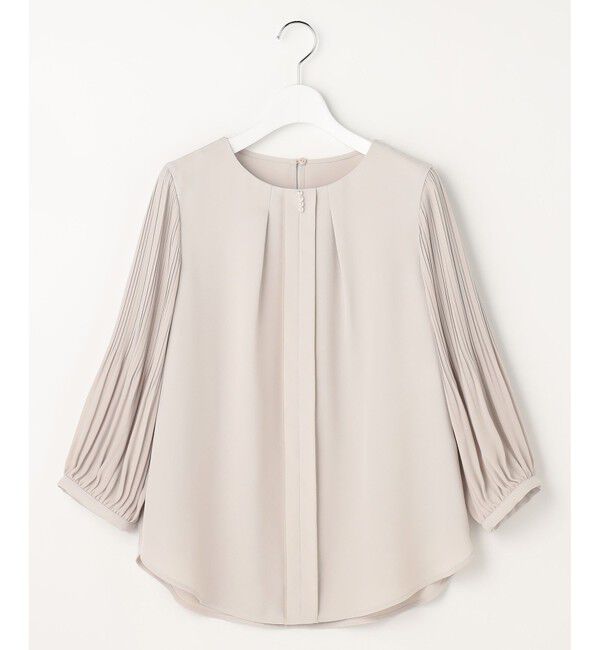ANY SIS「プリーツスリーブ ブラウス」|シャツ・ブラウス|