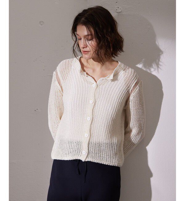 BEIGE,「OLIVIER / ニットカーディガン」|ニット・セーター|Ecru