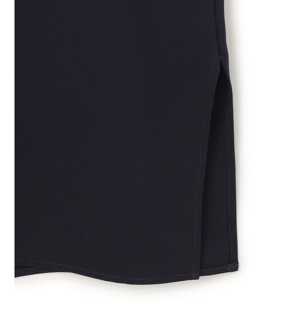 BEIGE,「【洗える】JASMINE / スタンドカラージップブラウス」|シャツ・ブラウス|