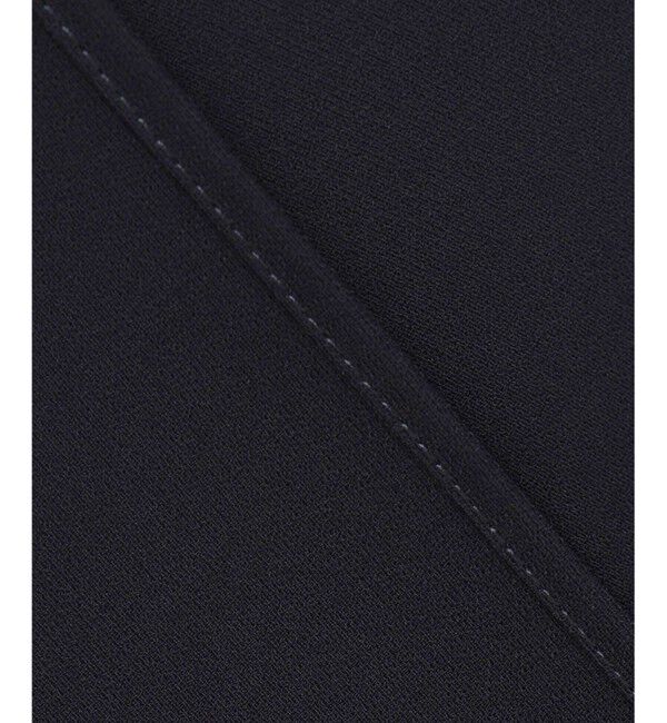 BEIGE,「【洗える】JASMINE / スタンドカラージップブラウス」|シャツ・ブラウス|