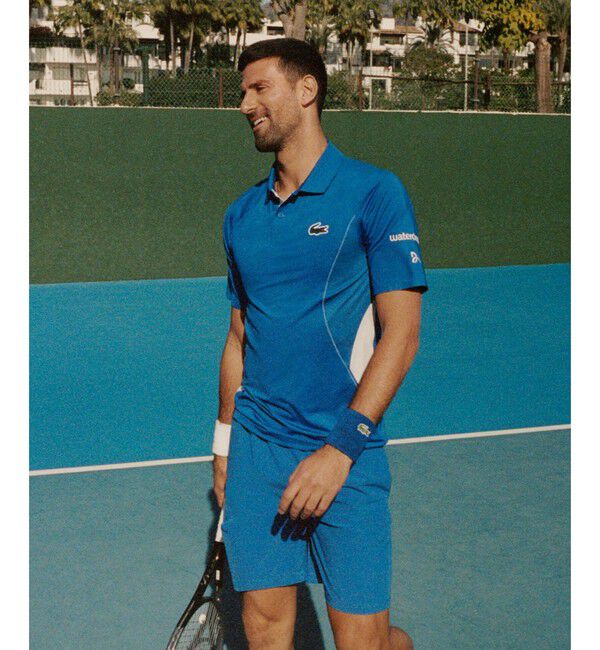 LACOSTE「ウルトラドライ 『ノバク・ジョコビッチ』メッシュガゼットテニスショーツ」|その他|ロイヤルブルー