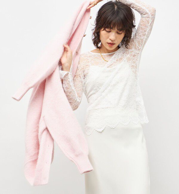 NOLLEY'S sophi「ウォッシャブルラッセルレースＴブラウス」|シャツ・ブラウス|