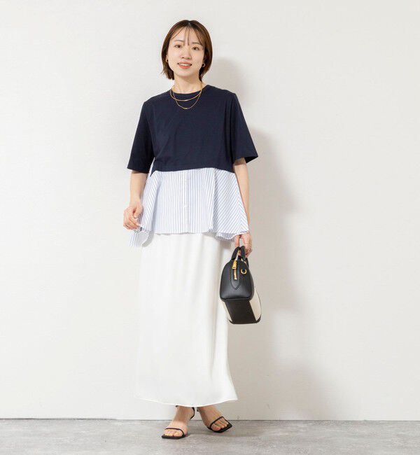 NOLLEY'S「【TRRAZZO DONNA/トラッゾドンナ】Docking Flare Top」|Tシャツ・カットソー|