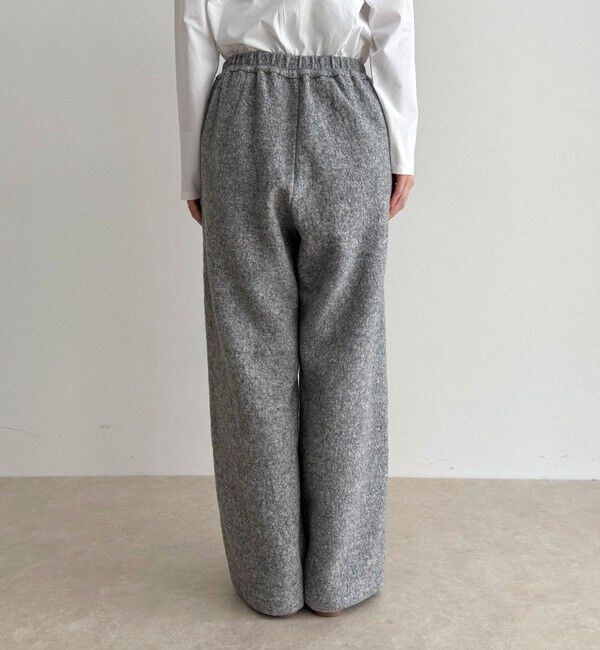 fredy emue「ブークレーウールイージーパンツ」|チノ|