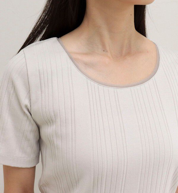 fredy emue「ランダムテレコ5分袖Tシャツ」|Tシャツ・カットソー|