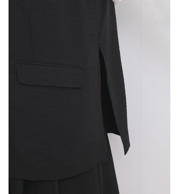 VIS「【セットアップ対応】サイド深スリットジレベスト」|ベスト・ジレ|