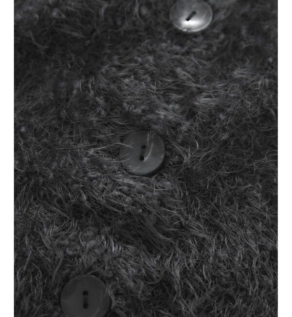 VIS「ポップコーンヤーンラメフェザーニットカーディガン/WEB限定FSサイズ」|カーディガン|