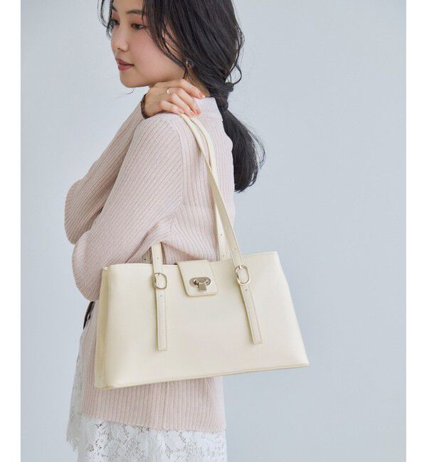 VIS「2層ロングハンドルバッグ」|トートバッグ|